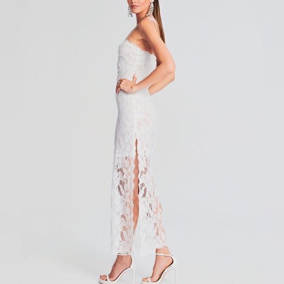Free People HEMANT & NANDITA
Reet Embellished Lace Slip Midi-Dress - Picture 1 of 11